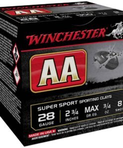 Winchester AA 28 Gauge 2-3/4in #8 3/4oz Target Shotshells - 25 Rounds