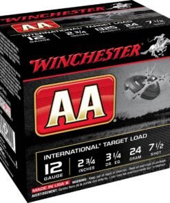 Winchester AA 12 Gauge 2-3/4in 24g #7.5 Target Shotshells - 25 Rounds