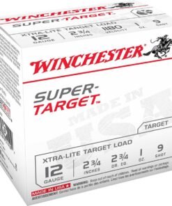 Winchester Super Target 12 Gauge 2-3/4in 1oz #9 Xtra-Lite Target Shotshells - 25 Rounds
