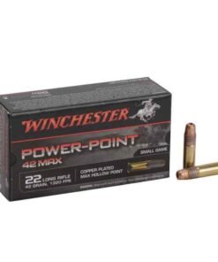 Winchester 42 Max 22 Long Rifle 42gr HP Rimfire Ammo - 50 Rounds