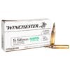 Winchester 556mm nato 62gr fmjlc rifle ammo 20 rounds 1659167