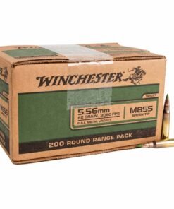 Winchester 5.56mm NATO 62gr FMJLC Rifle Ammo - 200 Rounds