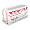 Winchester 762x25mm tokarev 85gr fmj handgun ammo 50 rounds 1752693