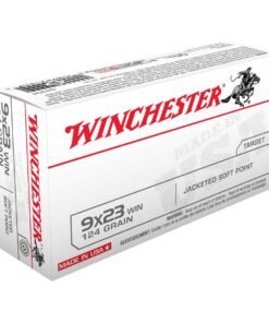 Winchester USA 9x23mm Winchester 124gr JSP Handgun Ammo - 50 Rounds