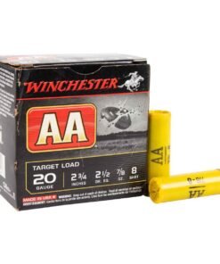 Winchester AA 20 Gauge 2-3/4in #8 7/8oz Target Shotshells - 25 Rounds