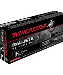 Winchester Ballistic Silvertip 243 WSSM (Winchester Super Short Mag) 95gr Ballistic Silvertip Rifle Ammo - 20 Rounds