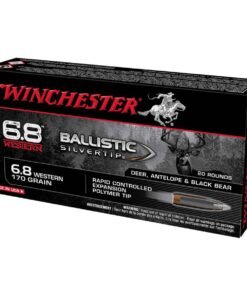Winchester Ballistic Silvertip 6.8mm Western 170gr RCEPT Rifle Ammo - 20 Rounds