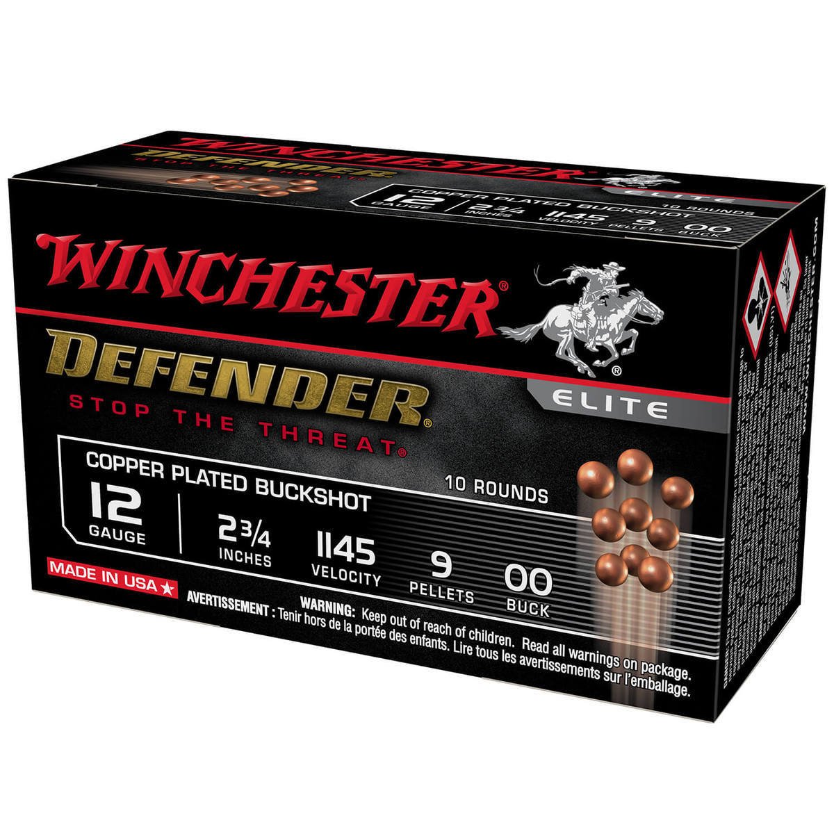 winchester-defender-12-gauge-2-34in-00-buck-9-pellet-buckshot-shotshells-10-rounds-1692755-1 Winchester defender 12 gauge 2 34in 00 buck 9 pellet buckshot shotshells 10 rounds 1692755
