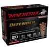 Winchester defender 12 gauge 2 34in 3 buck 20 pellet buckshot shotshells 10 rounds 1692756
