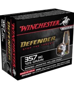 Winchester Defender 357 SIG 125gr BJHP Handgun Ammo - 20 Rounds