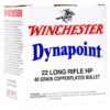 Winchester dynapoint 22 long rifle 40gr hp rimfire ammo 500 rounds 1638153
