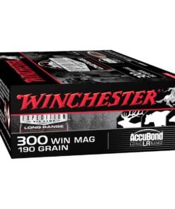 Winchester Expedition Big Game Long Range 300 Winchester Magnum 190gr Accubond Rifle Ammo - 20 Rounds