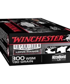 Winchester Expedition Big Game Long Range 300 WSM (Winchester Short Mag) 190gr Accubond Rifle Ammo - 20 Rounds