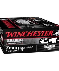Winchester Expedition Big Game Long Range 7mm Remington Magnum 168gr Accubond Rifle Ammo - 20 Rounds