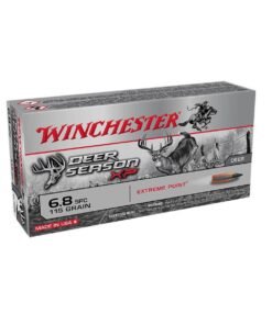 Winchester Deer Season XP 6.8mm SPC 115gr Tapered Jacket Rifle Ammo - 20 Rounds