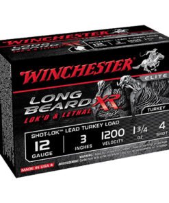 Winchester Long Beard XR Shot-Lok Turkey 12 Gauge 3in 1-3/4 oz Turkey Shotshells - 10 Rounds