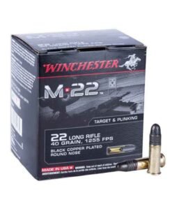 Winchester M-22 22 Long Rifle 40gr CPRN Rimfire Ammo - 1000 Rounds