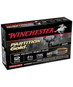 Winchester Partition Gold High Velocity 12 Gauge 2-3/4in Sabot Slug Shotshells - 5 Rounds