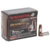 Winchester pdx1 defender 9 mm luger 147gr bjhp handgun ammo 20 rounds 1218719