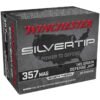 Winchester silvertip 357 magnum 145gr jhp handgun ammo 20 rounds 1638148