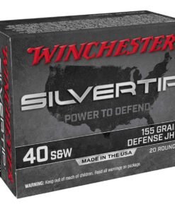Winchester Silvertip 40 S&W 155gr JHP Handgun Ammo - 20 Rounds