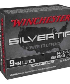 Winchester Silvertip 9mm Luger 147gr JHP Handgun Ammo - 20 Rounds