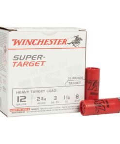 Winchester Super Target 12 Gauge 2-3/4in #8 1-1/8oz Heavy Target Shotshells - 25 Rounds