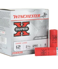 Winchester Super-X 12 Gauge 2-3/4in #8 1oz Upland Shotshells - 25 Rounds