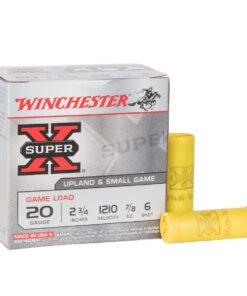 Winchester Super-X 20 Gauge 2-3/4in #6 7/8oz Upland Shotshells - 25 Rounds