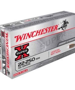 Winchester Super-X 22-250 Remington 55gr PSP Rifle Ammo - 20 Rounds