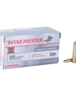 Winchester Super X 22 Hornet 46gr JHP Rifle Ammo - 50 Rounds