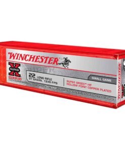 Winchester Super-X 22 Long Rifle 37gr HP Rimfire Ammo - 50 Rounds
