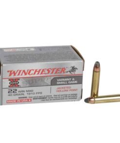 Winchester Super X 22 WMR (22 Mag) 40gr JHP Rimfire Ammo - 50 Rounds