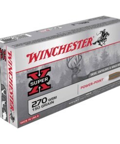 Winchester Super-X 270 WSM (Winchester Short Mag) 150gr PP Rifle Ammo - 20 Rounds
