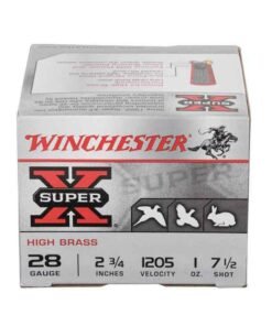 Winchester Super-X 28 Gauge 2-3/4in #7.5 1oz Upland Shotshells - 25 Rounds