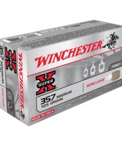 Winchester Super X 357 Magnum 125gr WC Handgun Ammo - 50 Rounds