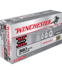 Winchester Super X 380 Auto (ACP) 95gr WC Handgun Ammo - 50 Rounds