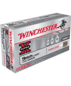 Winchester Super X 9mm Luger 115gr WC Handgun Ammo - 50 Rounds