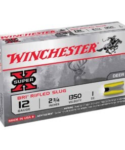 Winchester Super-X BRI Rifled Slug 12 Gauge 2-3/4in 1oz Slug Shotshells - 5 Rounds