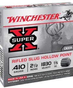 Winchester Super-X Rifled Slug Hollow Point 410 2-1/2in 1/5oz Slug Shotshells - 5 Rounds