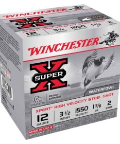 Winchester Super-X Xpert High Velocity Steel Shot 12 Gauge 3-1/2in #2 1-3/8oz Waterfowl Shotshells - 25 Rounds