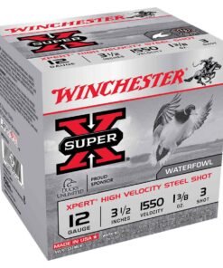 Winchester Super-X Xpert High Velocity Steel Shot 12 Gauge 3-1/2in #3 1-3/8oz Waterfowl Shotshells - 25 Rounds