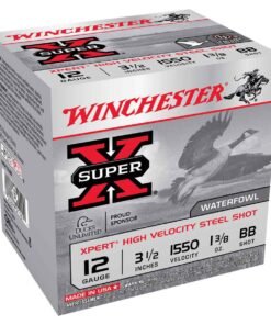 Winchester Super-X Xpert High Velocity Steel Shot 12 Gauge 3-1/2in BB 1-3/8oz Waterfowl Shotshells - 25 Rounds