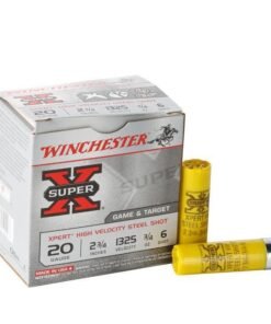 Winchester Super-X Xpert 20 Gauge 2-3/4in 3/4oz Game and Target Steel Shotshells - 25 Rounds
