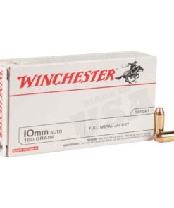 Winchester Target 10mm Auto 180gr FMJ Handgun Ammo - 50 Rounds