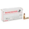 Winchester target 38 special 130gr fmj handgun ammo 50 rounds 308071