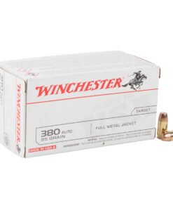 Winchester Target 380 Auto (ACP) 95gr FMJ Handgun Ammo - 100 Rounds