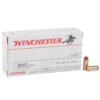Winchester target 380 auto acp 95gr fmj handgun ammo 50 rounds 308086
