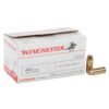 Winchester target 40 sw 165gr fmj handgun ammo 100 rounds 1315908