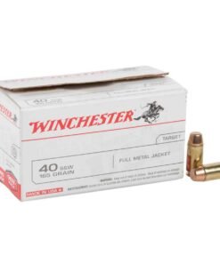 Winchester Target 40 S&W 165gr FMJ Handgun Ammo - 100 Rounds